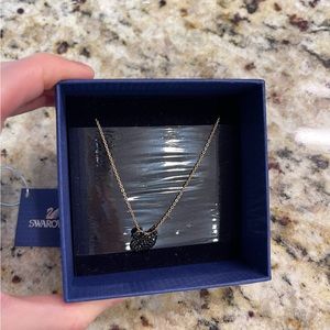 Swavoski Necklace mini black swan